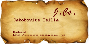 Jakobovits Csilla névjegykártya